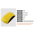 6inch Yellow sanding block, automotive Hand sanding blocks with Hook and Loop Disc